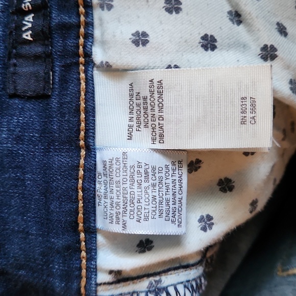 Lucky Brand Ava Skinny Dark Denim Jeans - Picture 7 of 10